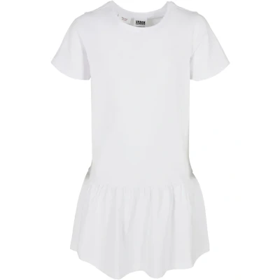 Image of Urban Classics Valance Jersey dress for kids, Size: 9 10y, White