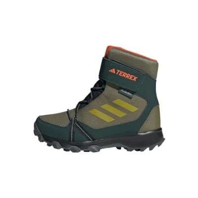 Image of adidas Performance Terrex SNOW CF R.RDY Unisex Winter boots for kids, Size: 5.5, Focus olive/pulse olive/impact orange Imitation leather/ textile