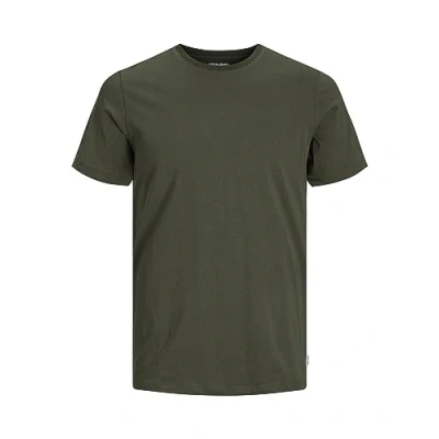 Image of Jack &amp; Jones JJE Basic TEE O NECK NOOS Tshirt, Men&#039;s, Size: XS, Olive night