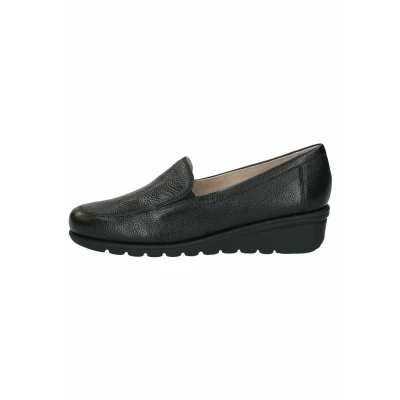 Image of CAPRICE Women&#039;s 9 24701 42 Loafer Flat, Black Nappa, 6 UK