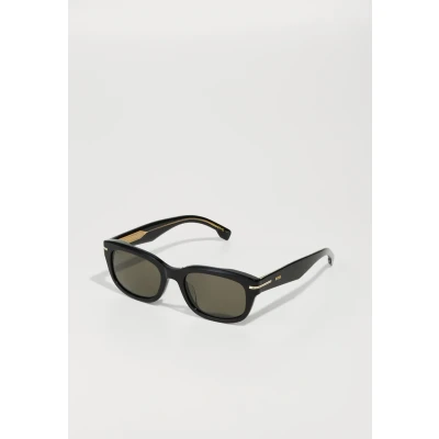 Image of BOSS Unisex Sunglasses, Size: 53, Black