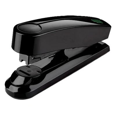 Image of Novus B 50 re+New Sustainable Block Stapler (Stapling Capacity 140 Sheets, Variable Insertion Depth up to 75 mm, Full Metal Device with Plastic Coating Made from 81% Recycled Plastic) Black Gre