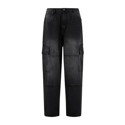 Image of Urban Classics Relaxed fit jeans, Men&#039;s, Size: 28, Black washed