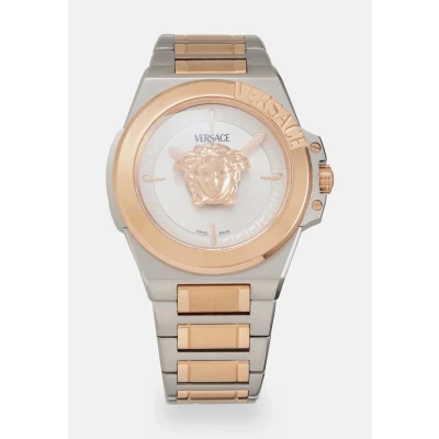 Image of Versace Watches HERA Watch silvercoloured/goldcoloured, Women&#039;s, Size: One Size, Silver coloured/gold coloured