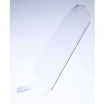 Image of Whirlpool Indesit 482000023199 door shelf fridge freezer C00283235 bottle white/crystal (w 410mm)