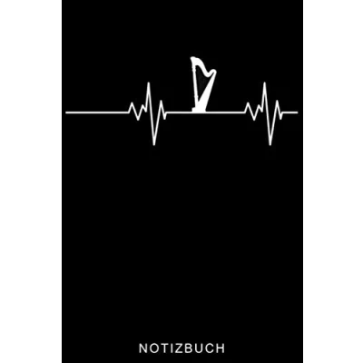 Image of NOTIZBUCH: A5 TAGEBUCH Geschenkidee für Harfespieler Harfebuch Harfe spielen lernen Musiker Geschenk Kinder Erwachsene Anfänger Geburtstag