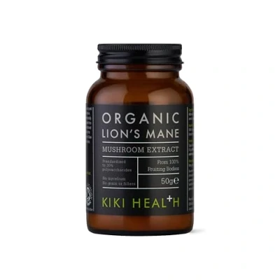 Image of KIKI Health Organic Mushroom Extract Lion&#039;s Mane Powder 50g