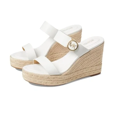 Image of Michael Kors Lucinda Heeled mules, Women&#039;s, Size: 65, Optic white shoes