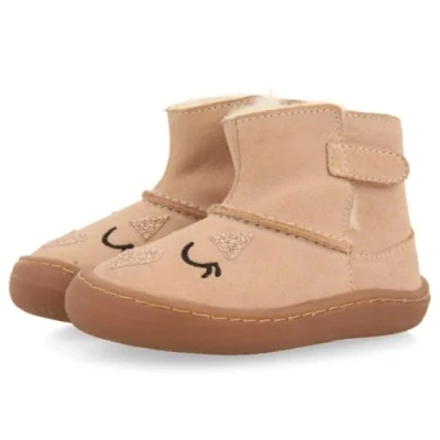 Image of Gioseppo Komlo Barefoot Unisex Classic ankle boots for kids, Size: 5K, Rosa Suede