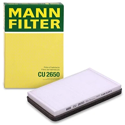 Image of Filter, interior air MANN FILTER CU 2650