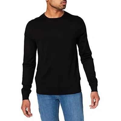 Image of Only &amp; Sons Men&#039;s Onswyler Life Ls Crew Knit Noos, Black/, XL