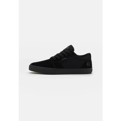 Image of Etnies Barge Trainers, Men&#039;s, Size: 7, Black Leather and textile