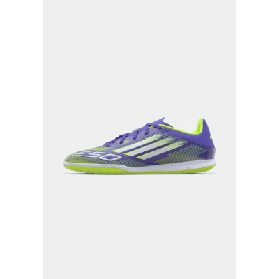 Image of adidas Performance F50 CLUB IN Indoor football boots, Men&#039;s, Size: 9, Purple rush/footwearwhite/lucid lemon shoes