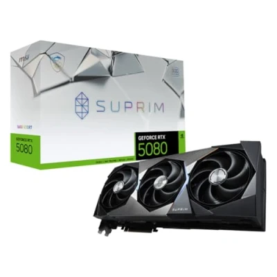 Image of MSI GeForce RTX 5080 16 GB SUPRIM SOC Graphics Card