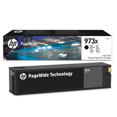 Image of HP L0S07AE 973X High Yield Original PageWide Cartridge, Black, Single Pack