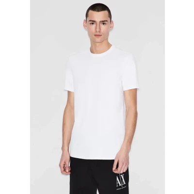 Image of Armani Exchange 8NZT84 Basic Tshirt, Men&#039;s, Size: XS, Bianco