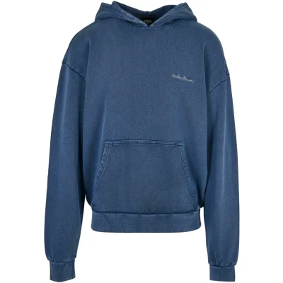 Image of Urban Classics Small Embroidery Hoodie, Men&#039;s, Size: XXL, Spaceblue