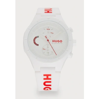 Image of HUGO LIT Multi Watch, Men&#039;s, Size: One Size, White