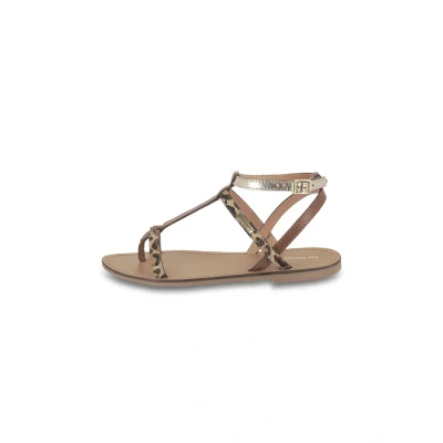 Image of LES TROPEZIENNES PAR M. BELARBI Women&#039;s Hiladen City Shoes Sandal and Barefoot, Leopard Multi, 37 EU