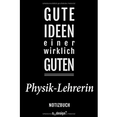 Image of Notizbuch für Physik Lehrer/Physik Lehrerin: Originelle Geschenk Idee [120 Seiten gepunktet Punkte Raster blanko Papier]