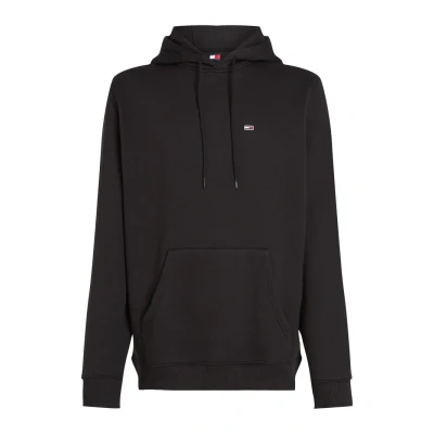 Image of Tommy Jeans FLAG Hoodie Sweatshirt, Men&#039;s, Size: 34, Black