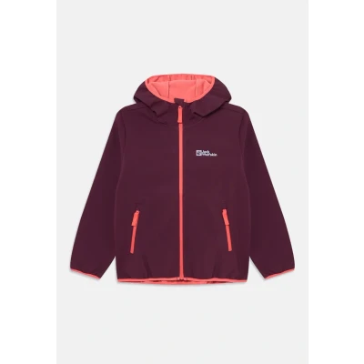 Image of Jack Wolfskin FOUR Winds jacket KIDS Unisex Soft shell for kids, Size: 16y, Amaranth