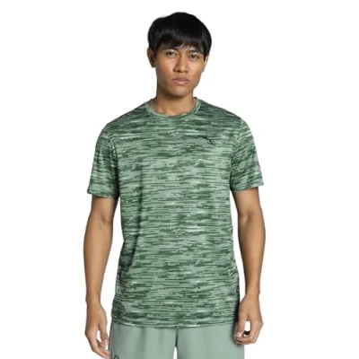 Image of Puma Essentials TEE Sports Tshirt, Men&#039;s, Size: XL, Green moon