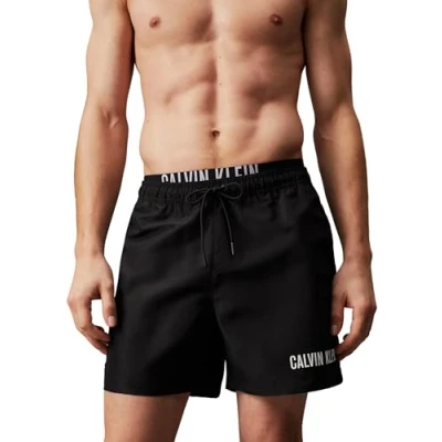 Image of Calvin Klein Swimwear Medium Double Swimming shorts, Men&#039;s, Size: Medium, Black