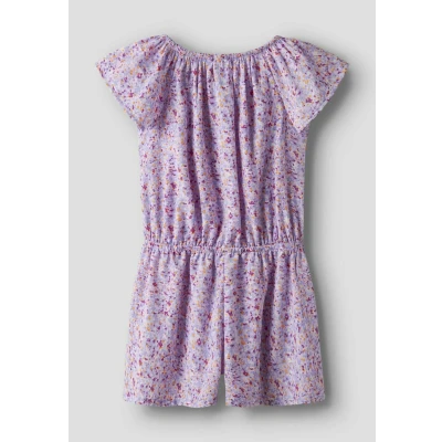 Image of NAME IT Girls&#039; Nkfvinaya SS Playsuit Fffff Noos, Orchid Bloom, 158
