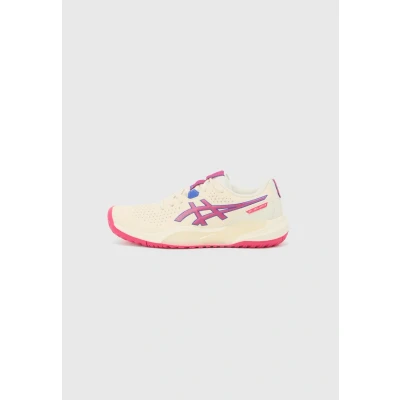 Image of Asics GEL Challenger 15 Multicourt tennis shoes, Women&#039;s, Size: 4.5, Cream/bright rose shoes