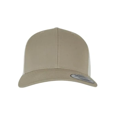 Image of Flexfit Retro Trucker 2TONE Cap, Size: One Size, Pale khaki birch