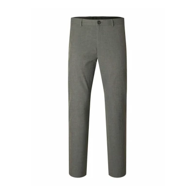 Image of Selected Homme Slimrobert NOOS Chinos, Men&#039;s, Size: 29x32, Grey melange