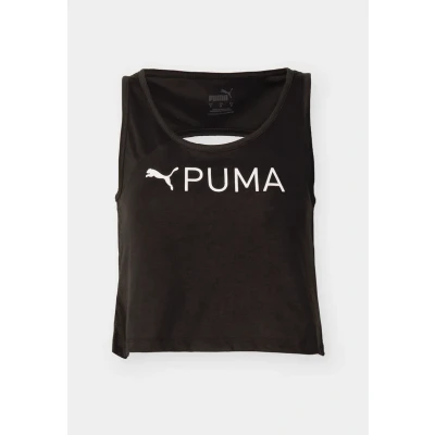 Image of Puma FIT Skimmer TANK Top, Women&#039;s, Size: XL, Black/white