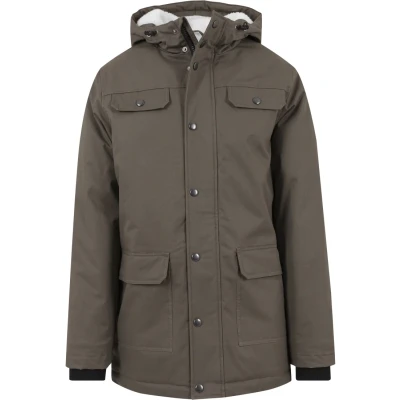 Image of Urban Classics Parka, Men&#039;s, Size: Small, Olive