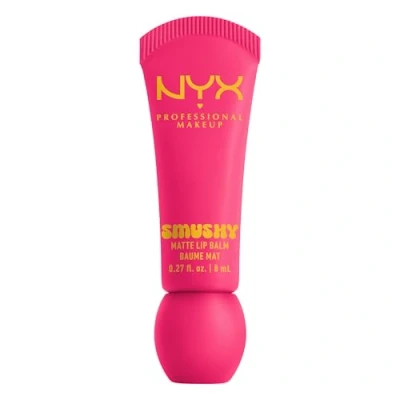 Image of NYX PROFESSIONAL MAKEUP Tinted Lip Balm Enriched with mochi rice powder and nourishing ceramide Blurred Matte finish Smushy Shade: SWEET SMACK