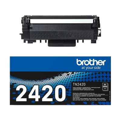 Image of Brother tn 2420 toner black cap. 3000 pgs TN2420
