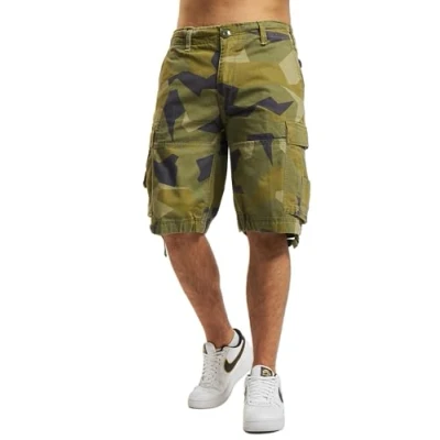 Image of Brandit Men&#039;s Vintage Shorts Cargo, Swedish Camo, XL
