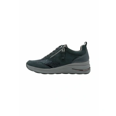 Image of Tamaris Comfort T FLOW EXTRADÄMPFUNG Trainers, Women&#039;s, Size: 3, Navy suede shoes