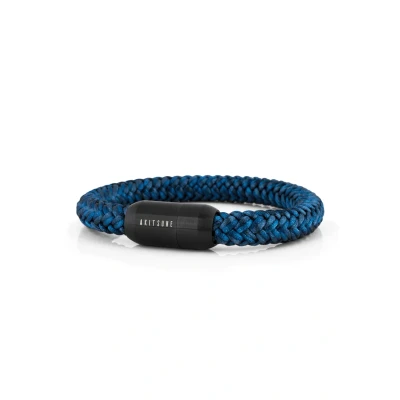 Image of Akitsune Portus Segeltau Bracelet, Men&#039;s, Size: 8,66&#039;&#039;, Blau
