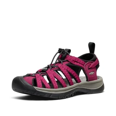 Image of Keen Whisper Walking sandals, Women&#039;s, Size: 385, Beaujolais rot schwarz shoes