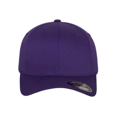 Image of Flexfit Wooly Combed Cap, Size: XS/S, Purple