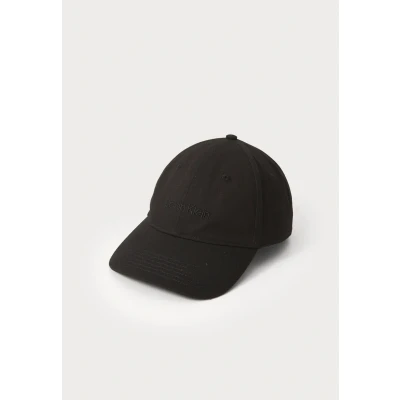 Image of Calvin Klein LOGO Embroidery Baseball Cap, Men&#039;s, Size: One Size, Black
