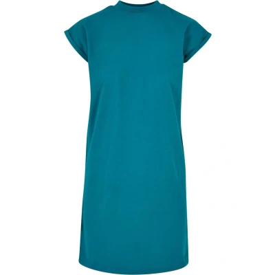 Image of Urban Classics Turtle Extended Shoulder Jersey dress, Women&#039;s, Size: XS, Watergreen