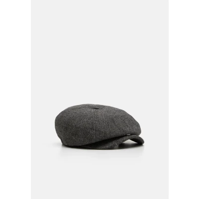 Image of Brixton Brood SNAP Unisex Beanie, Size: 6.75, Grey/black