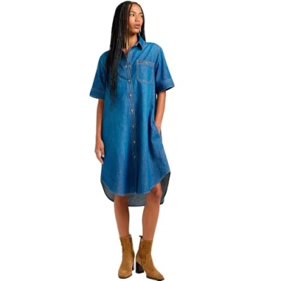 Image of Lee ALL Purpose A LINE Dress Shirt dress, Women&#039;s, Size: 8/10, Fast talk