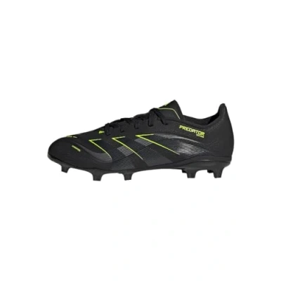 Image of adidas Performance Predator League Unisex Football boots firm ground for kids, Size: 2.5, Core black lucid lemon shoes