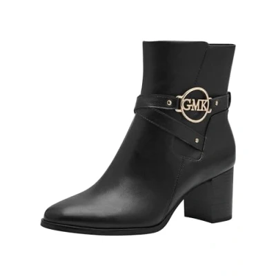 Image of Marco Tozzi BY Guido Maria Kretschmer Classic ankle boots, Women&#039;s, Size: 4, Black Synthetics
