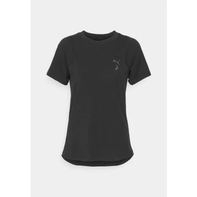 Image of Puma Seasons Basic Tshirt, Women&#039;s, Size: Small, Black
