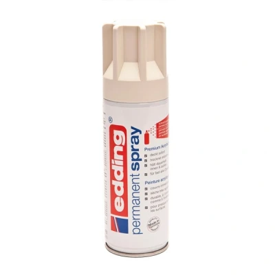 Image of Edding 5200 cream white permanent matte acrylic spray paint, 200ml