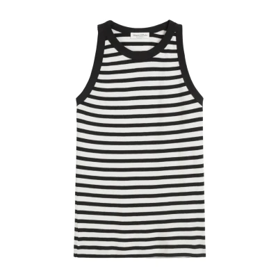 Image of Marc O&#039;Polo Striped Top, Women&#039;s, Size: XXS, Multi black